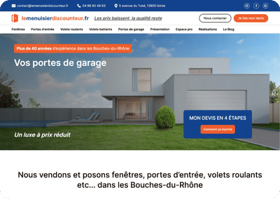 Le Menuisier Discounteur – E-commerce - E-Commerce