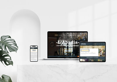 Cervecería L' Abadìa - Creación de Sitios Web