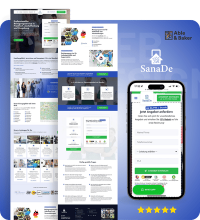 🔥 Webseite für Renigungsservice - Webseitengestaltung
