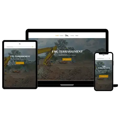 FMG Terrassement - Creación de Sitios Web