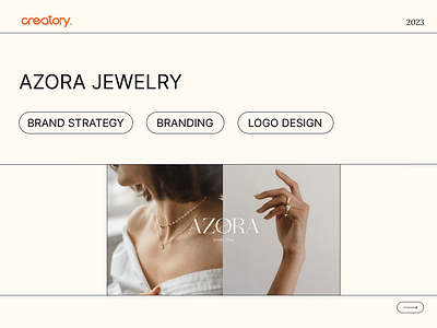 Branding for Azora Jewelry - Branding & Positionering