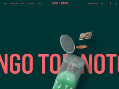 Diseño web Green Flamingo - E-Commerce