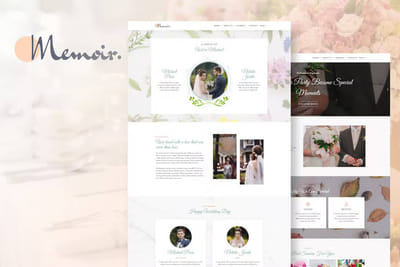 Website Design For Memoir - Website Creation