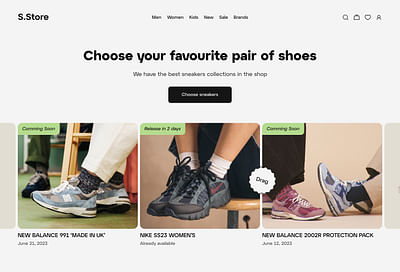 Web e-commerce - Graphic Design