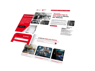 Bureau des Télécoms - Website Creatie