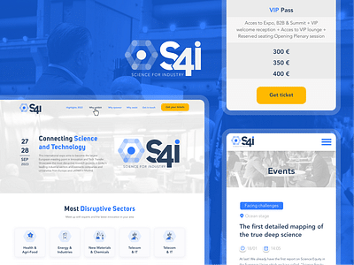 Diseño y desarrollo plataforma web eventos | S4i - Mobile App