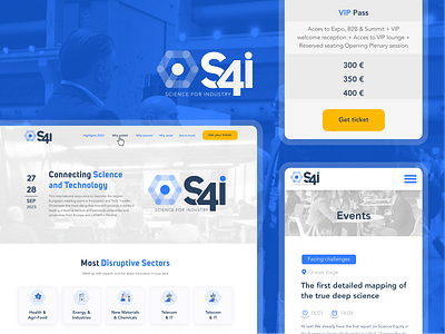 Diseño y desarrollo plataforma web eventos | S4i - Website Creatie