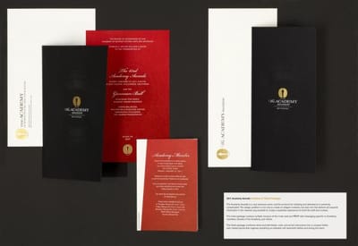 2011 ACADEMY AWARDS INVITATION - Advertising