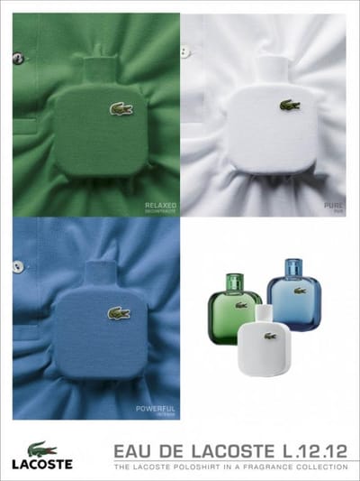 Eau de Lacoste L.12.12 - Publicité