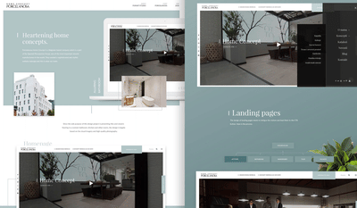 Award winning web design project for Porcelanosa - Website Creation