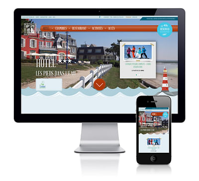 Hotel Les Tourelles & Hotel Plein Ciel - Website Creatie