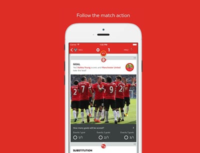 Manchester United App by Bwin - Mobile App