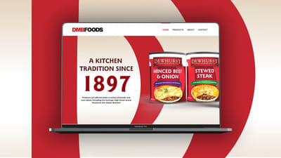 DMB Foods Website Design - Webseitengestaltung