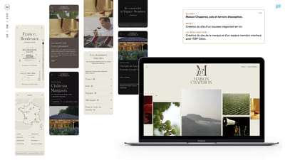 Création du site internet pour la Maison Chaperon - Creación de Sitios Web