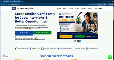 Online English school - Graphic Design