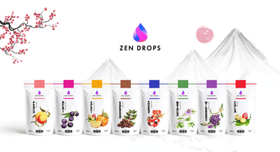 Zen Drops Packaging Design for a Wellness Brand - Packaging
