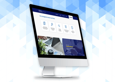 De website in een modern jasje voor Penta - Création de site internet