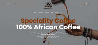 Sun Coffee - E-commerce