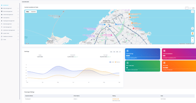 Logistics operator of taxies and courier deliveries - Software Entwicklung