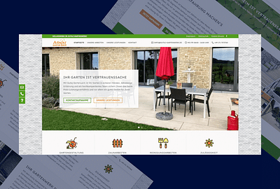 Webseite für A. Gutaj - Création de site internet
