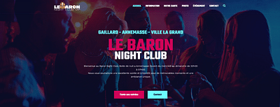 LE BARON - Création de site internet