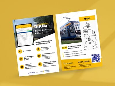Leipziger Verkehrsbetriebe – Die DiANA App. - Print