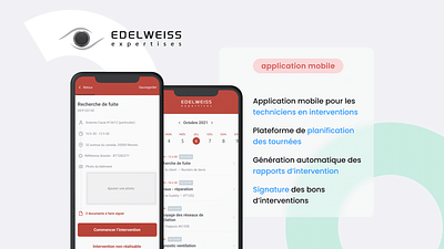 Edelweiss - Outil de planification - Application mobile
