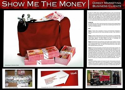 MONEY BAGS - Publicité