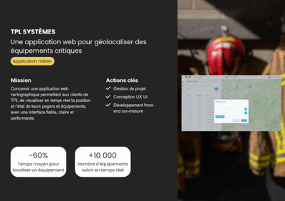 L’application web pour localiser des pagers - Application mobile