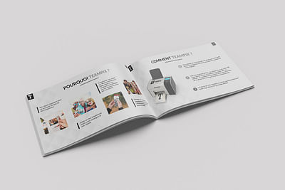 Teampix.eu - Réalisation brochure commercial - Print