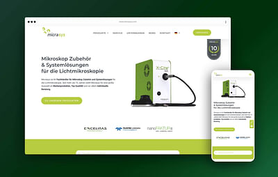 Micrasys - Webdesign Medizintechnik Unternehmen - Webseitengestaltung