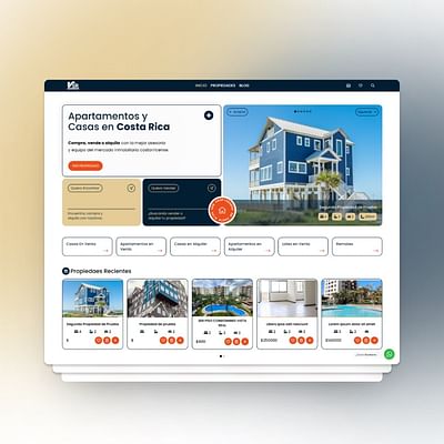 Real Estate Website - Webseitengestaltung