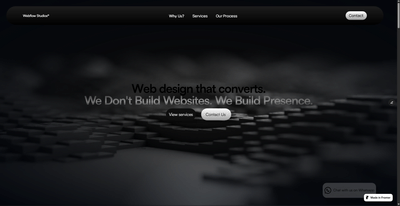 Clean, High-Converting One-Page Website - Creación de Sitios Web