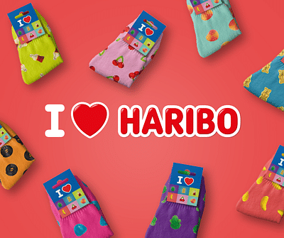I love Haribo campagne - Grafikdesign