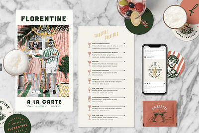 Menu & napkins design for new restaurant​​​​​​​ - Grafikdesign