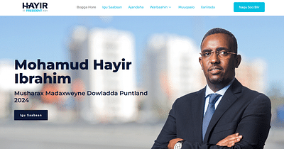 Hayir 4 President Website - Creazione di siti web