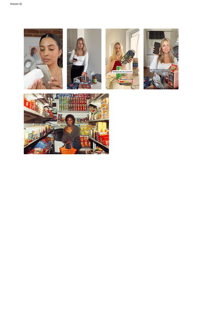 Multi-Region User Acquisition & UGC Production for NielsenIQ - Publicidad