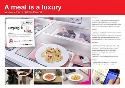 A MEAL IS A LUXURY - Publicidad