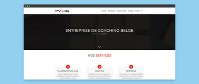 Pyxis Belgique - Création de site internet