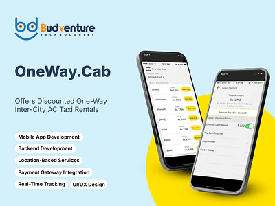 OneWay.Cab - Mobile App