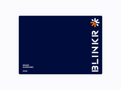 Building a new brand: Blinkr - Branding & Positionering