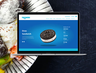 Froneri Website - Website Creation