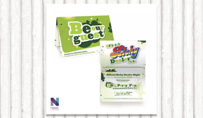 Flyers invitation - Ontwerp