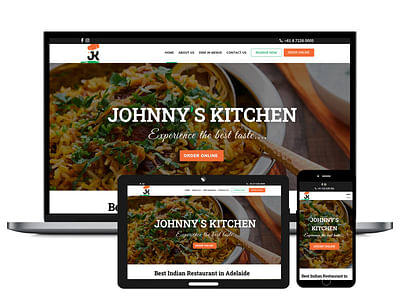 Johnny's Kitchen - Website Creation