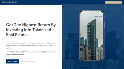 C Estates - Landing page & Motion Graphics - Motion Design