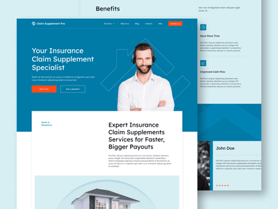 Claim Supplement Pro - Full-Service Digital Project - Webseitengestaltung