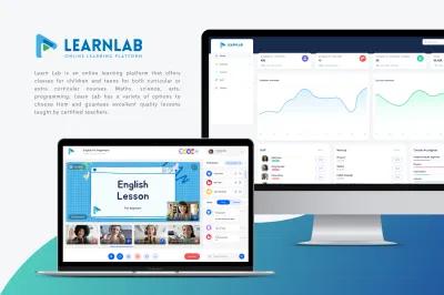 LearnLab - Online learning platform - Creación de Sitios Web