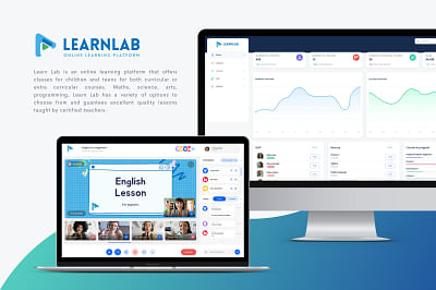 LearnLab - Online learning platform - Webseitengestaltung