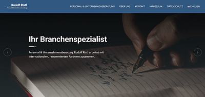 Umsetzung Webauftritt - Software Entwicklung