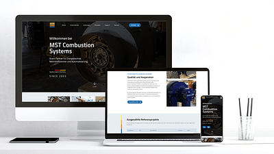 Website Redesign für MST Combustion System GmbH - Website Administration